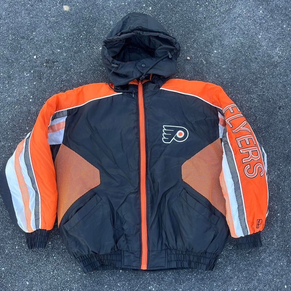 1990s Philadelphia Flyers Logo Starter Jacket size L